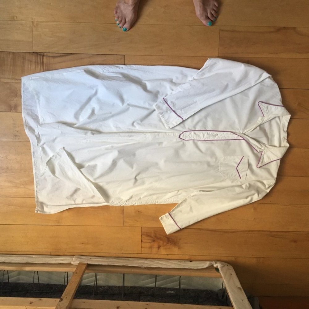 Men's nightgown from early XX century